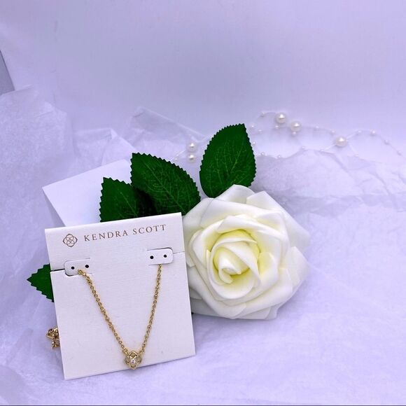 Kendra Scott Gold Beaded Four Clover Necklace - Picture 4 of 12